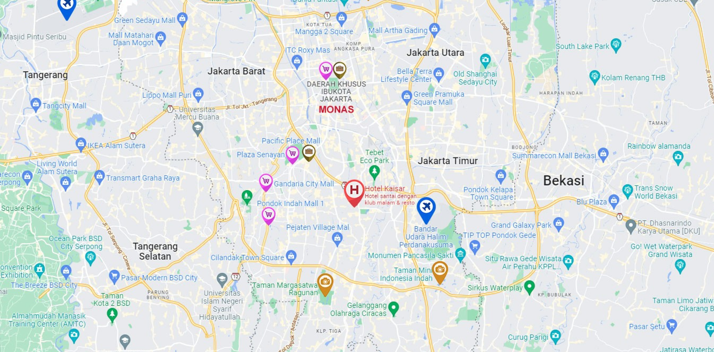 Jakarta Map